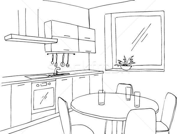 素描基礎(chǔ)工具、廚具素描簡筆畫
