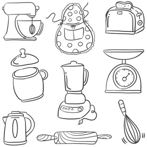 簡(jiǎn)筆畫(huà)迷你廚房,如何畫(huà)出迷你廚房?